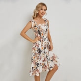 Kleid mit Camisole-Trägern und Print